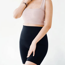 Load image into Gallery viewer, Carry-On Baby High Waist Postpartum Tummy Control Biker Shorts