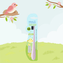 Load image into Gallery viewer, Nature to Nurture Wheat Straw Bamboo Charcoal Toothbrush with cover (1-3yrs)