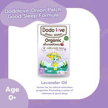 Load image into Gallery viewer, DodoLove Onion Stickers Lavender Oil Formula - Good Sleep (6 Stickers)