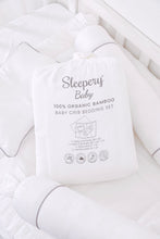 Load image into Gallery viewer, Sleepery Baby Organic Bamboo Crib Bedding 5pc Set
