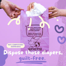 Load image into Gallery viewer, Yomomma 100% Compostable Diaper Bag