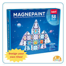 Load image into Gallery viewer, Kiddora Kebo Magnepaint (58 pcs)