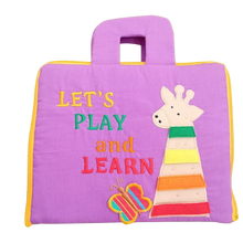 Load image into Gallery viewer, Let's Play and Learn Cloth Book