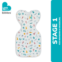 Load image into Gallery viewer, Love to Dream Swaddle up Ecovero Original Alphabet Soup White