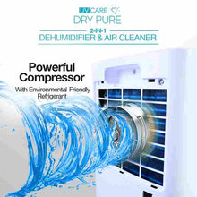 Load image into Gallery viewer, UV Care Dry Pure 2-In-1 Dehumidifier & Air Cleaner (12L)