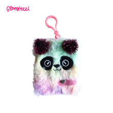 Load image into Gallery viewer, Glamfetti Critter Pals Plush Notebook Keychain (4 Designs)