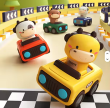 Load image into Gallery viewer, The Kiddie Concept Press and Go Animal Toy Car
