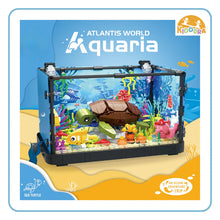 Load image into Gallery viewer, Kiddora Atlantis World Aquaria: Sea Turtle Bricks