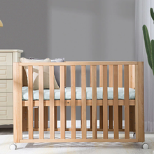 Load image into Gallery viewer, Barnmöbler Hansel Convertible Crib in Natural Wood