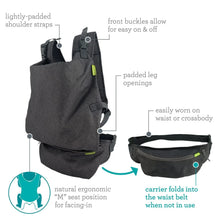Load image into Gallery viewer, Infantino Fold & Go 2-in-1 Carrier