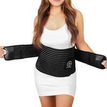 Load image into Gallery viewer, Carry-On Pospartum Tummy Control Belly Wrap Black