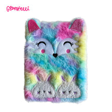 Load image into Gallery viewer, Glamfetti Critter Pals Plush A5 Notebook (5 Designs)