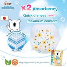 Load image into Gallery viewer, Baby Moby Maxigel Premium Diaper Pants - 2XL (28+4pcs)
