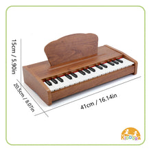 Load image into Gallery viewer, Kiddora Mini Maestro Jr.: Wooden Kids Piano with Microphone