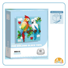 Load image into Gallery viewer, Kiddora Parrot 3D Mural Bricks