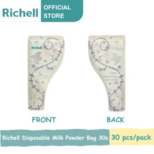 Load image into Gallery viewer, Richell Disposable Milk Powder Bag 30s