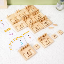 Load image into Gallery viewer, The Kiddie Concept Counting Pegs Math Toy Set