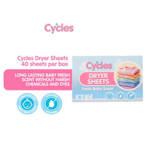 Load image into Gallery viewer, Cycles Dryer Sheets
