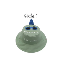 Load image into Gallery viewer, FlapjackKids Baby/Toddler UPF50 Reversible 3D Cotton Bucket Hat