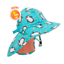 Load image into Gallery viewer, Zoocchini Baby/Toddler Cape Sunhat