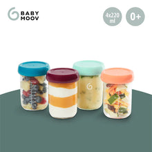Load image into Gallery viewer, Babymoov - Babybowls Glass Storage Containers (Set of 4) 220ml
