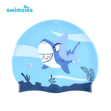 Load image into Gallery viewer, Swimzies Kids 100% Silicone Swim Caps
