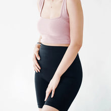 Load image into Gallery viewer, Carry-On Baby High Waist Postpartum Tummy Control Biker Shorts