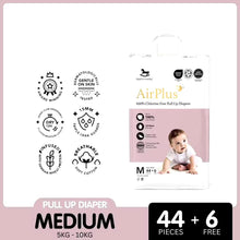 Load image into Gallery viewer, Applecrumby AirPlus 100% Chlorine-Free Pull Up Diapers