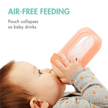 Load image into Gallery viewer, Boon Set of 3 Nursh Silicone Baby Feeding Bottle (with Pouches) 4oz