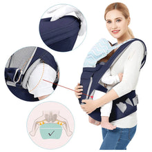 Load image into Gallery viewer, Lunabebe Multi-Use Ergonomic Hip Seat Baby Carrier up to 44lbs (newborn - 36 mos)