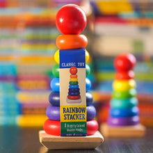Load image into Gallery viewer, Wooden Rainbow Stacker Medium