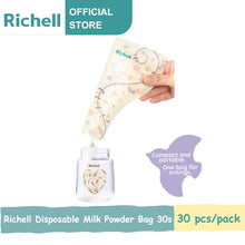 Load image into Gallery viewer, Richell Disposable Milk Powder Bag 30s