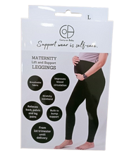 Load image into Gallery viewer, Carry-on Baby Maternity Lift and Support Compression Leggings