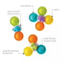 Load image into Gallery viewer, Infantino Silicone Bath Pop Spinners