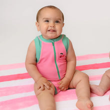 Load image into Gallery viewer, Zoocchini UP50+ Girls Ribbed Swimsuit