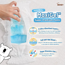 Load image into Gallery viewer, Baby Moby Maxigel Premium Diaper Pants - 2XL (28+4pcs)