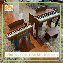 Load image into Gallery viewer, Kiddora Mini Maestro Jr.: Wooden Kids Piano with Microphone