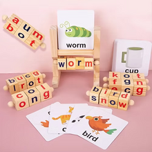 Load image into Gallery viewer, The Kiddie Concept Reading and Spelling Blocks