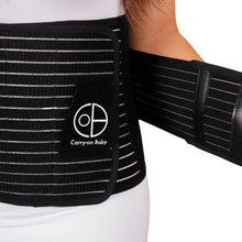 Load image into Gallery viewer, Carry-On Pospartum Tummy Control Belly Wrap Black