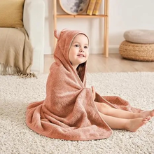 Load image into Gallery viewer, Matmat  Lulu Bear Hooded Towels