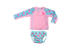 Load image into Gallery viewer, Zoocchini UPF50 Rash guard & Swim Diaper Set