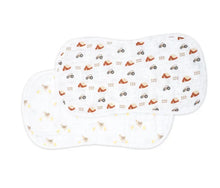 Load image into Gallery viewer, Lulujo Cotton Muslin Burp Cloth (Set of 2)