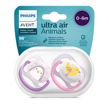 Load image into Gallery viewer, Philips Avent ultra air Animals pacifier 0-6m