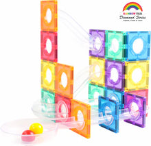 Load image into Gallery viewer, Mimmo and Me Marble Run Race Track - Diamond Series 63pcs
