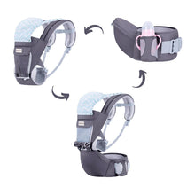 Load image into Gallery viewer, Lunabebe Multi-Use Ergonomic Hip Seat Baby Carrier up to 44lbs (newborn - 36 mos)