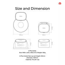 Load image into Gallery viewer, Imani i2 Plus Handsfree Wearable Breast Pump with Charging Dock (PAIR)