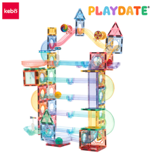 Load image into Gallery viewer, Playdate Kebo Magnetic Marble Run Paradise