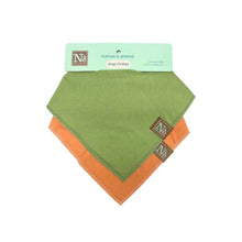 Load image into Gallery viewer, Nathan & Emma Bandana Cotton/Fleece Baby Bib