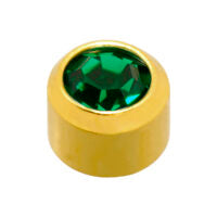 Load image into Gallery viewer, Caflon Birthstones - Gold PLated & White stainless