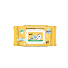 Load image into Gallery viewer, Baby Moby Biodegradable Water Wipes 30's